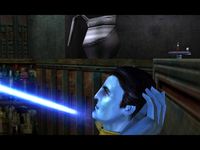 une photo d'Ã©cran de Star Wars - Jedi Knight 2 - Jedi Outcast sur Microsoft X-Box